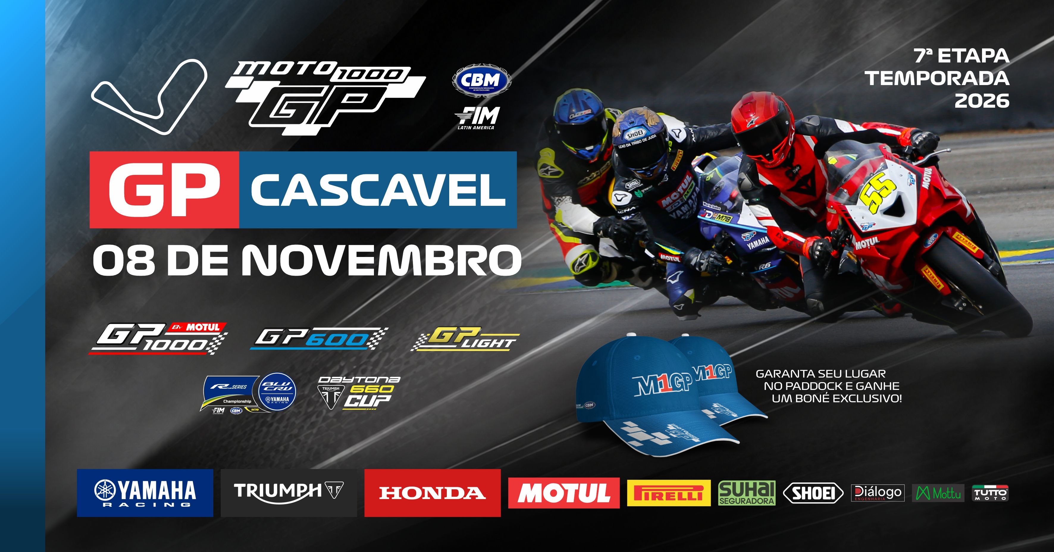 MOTO1000GP | 7ª ETAPA | GP CASCAVEL | TEMPORADA 2026