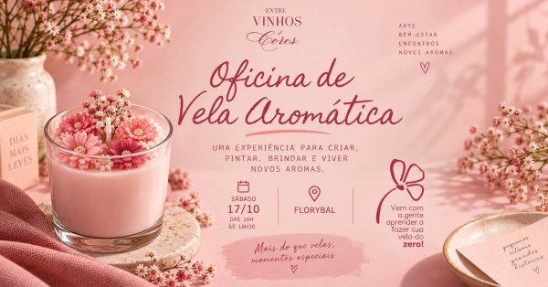 Imagem do evento Oficina de Velas Aromáticas