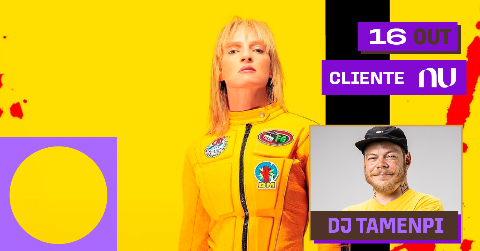 Capa do evento: Kill Bill: Todo o Sangue Derramado - 16/10 - Open Air Brasil - São Paulo (Nubank)