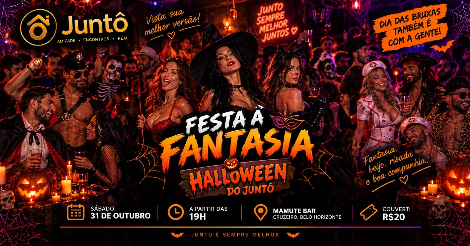 Imagem da fonte — Festa à Fantasia Halloween do Juntô