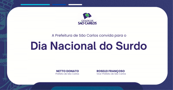 Imagem do evento Dia Nacional do Surdo - São Carlos/SP