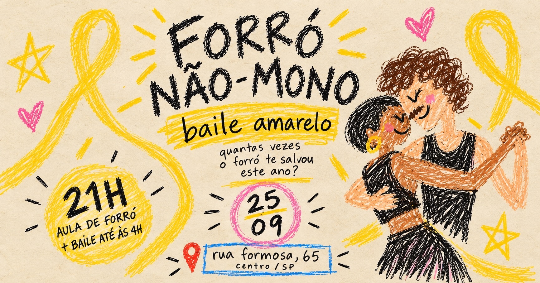Forró Não-Mono - baile amarelo