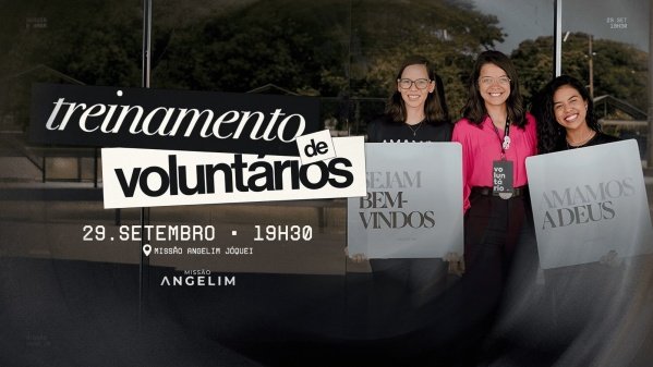 Imagem do evento TREINAMENTO DE VOLUNTÁRIOS