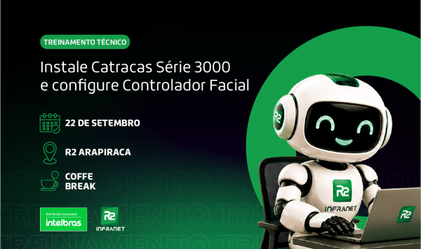 Imagem do evento Instale Catracas Série 3000 e configure Controlador Facial