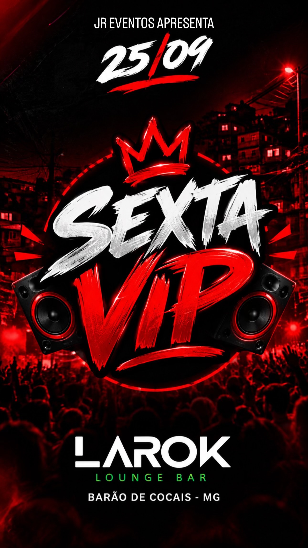 SEXTA VIP COM MC KAIO | 25/09 SEXTA | LAROK - BARÃO DE COCAIS-MG