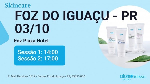 Imagem do evento Skincare de produtos coreanos - Foz do Iguaçu / PR - 03/10/2026