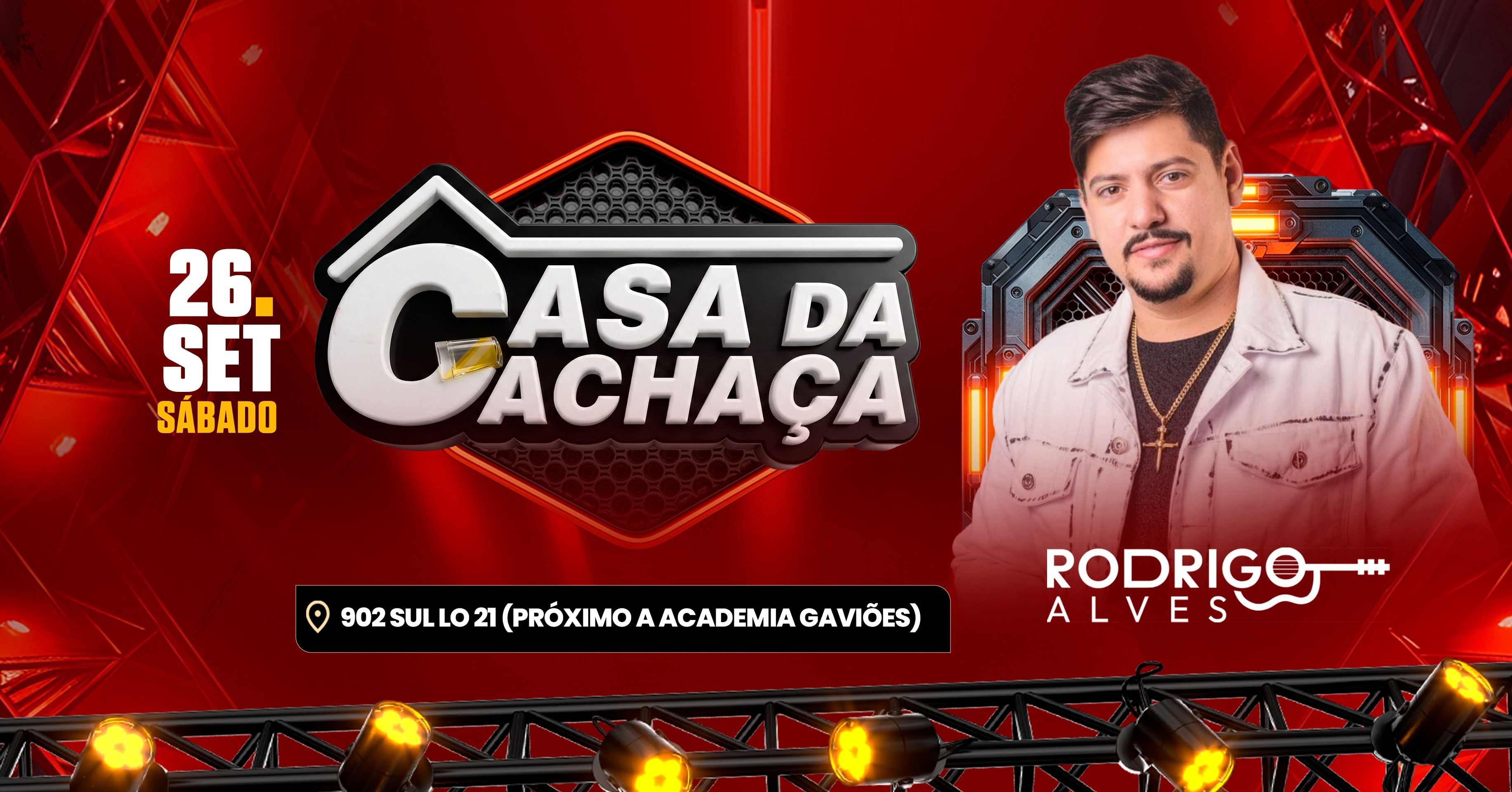 Rodrigo Alves - Éx bonde do forró na Casa da Cachaça