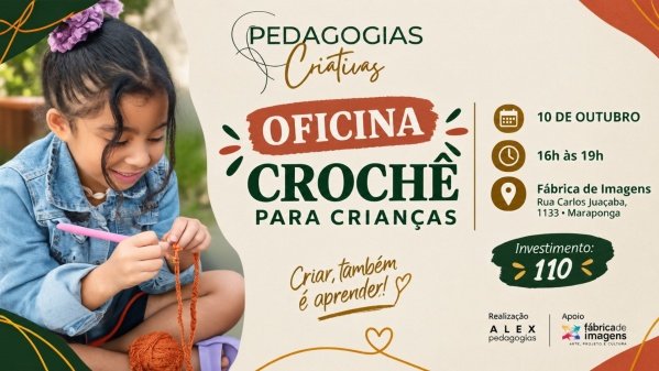 Imagem do evento OFICINA CROCHÊ PARA CRIANÇAS