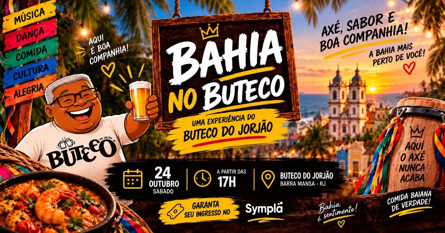 É a Bahia no Buteco do Jorjão - Barra Mansa, RJ