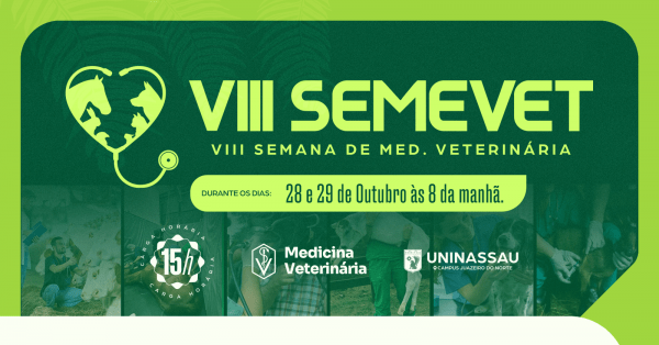 Imagem do evento VIII Semana de Medicina Veterinária da UNINASSAU - SEMEVET