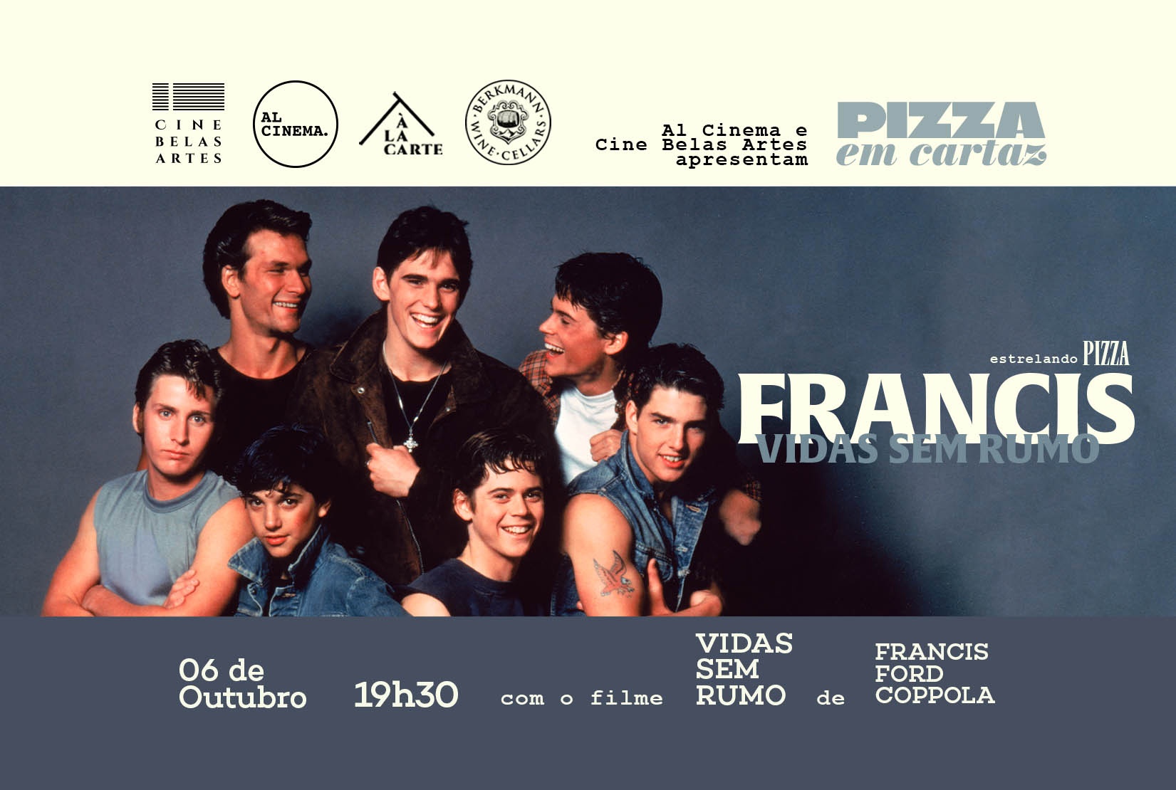 Pizza em Cartaz - Vidas Sem Rumo