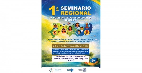 Imagem do evento 1º Seminário Regional da Comissão de Assessoramento do CES/PE - Etapa Serra Talhada