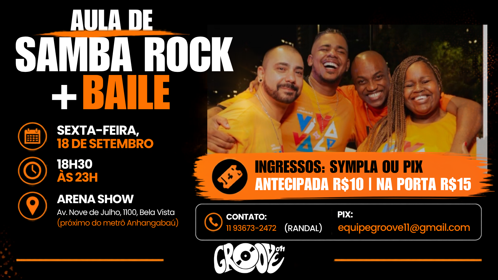 Samba Rock GROOVE 011 Arena Show.