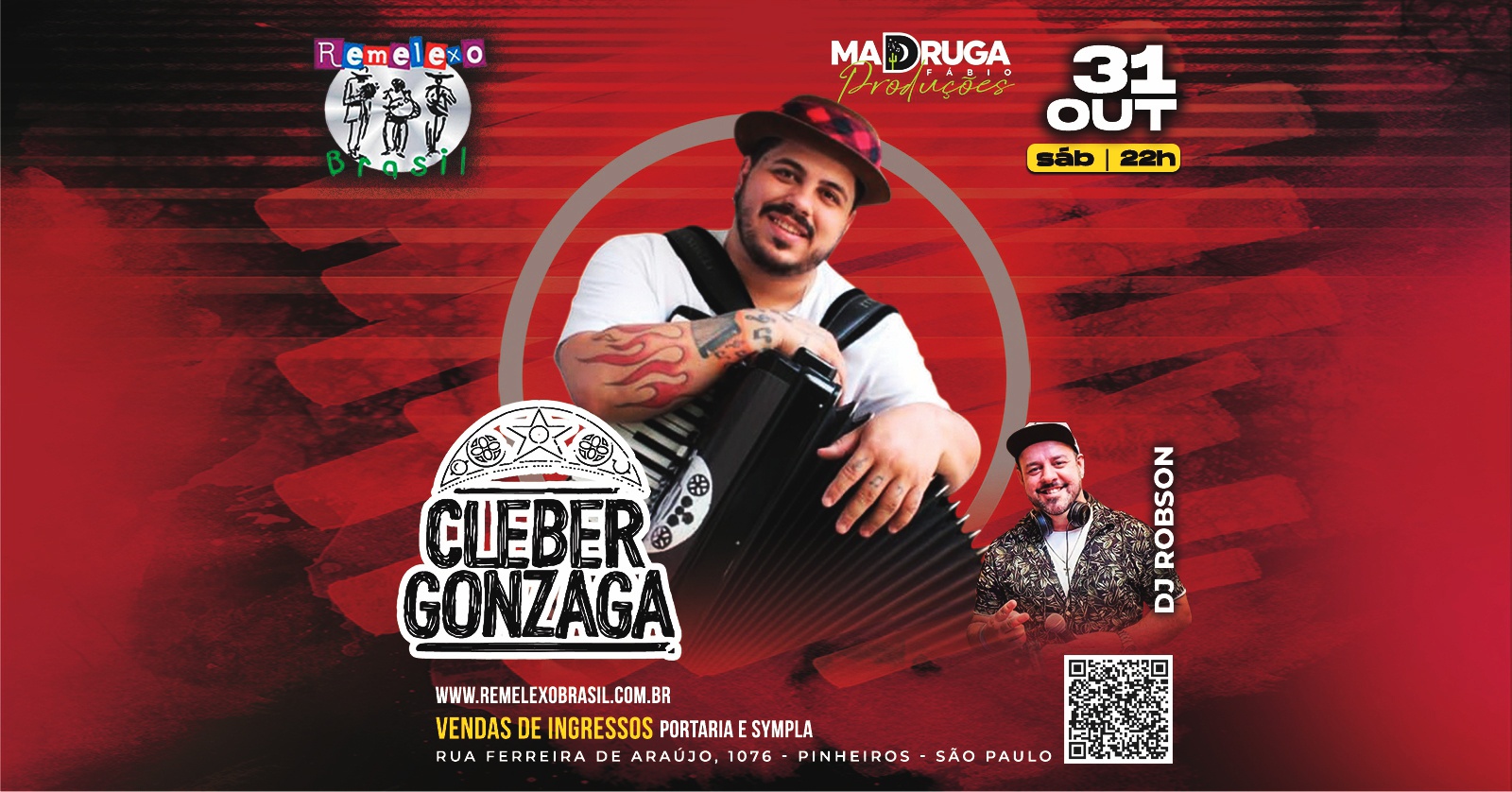 CLEBER GONZAGA e DJ ROBSON GARCIA no REMELEXO BRASIL