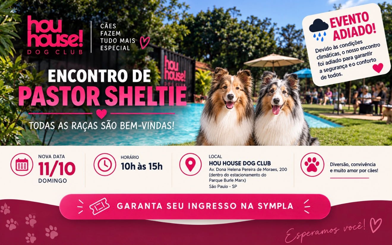 Capa do evento: Encontro de Shelties no Hou House