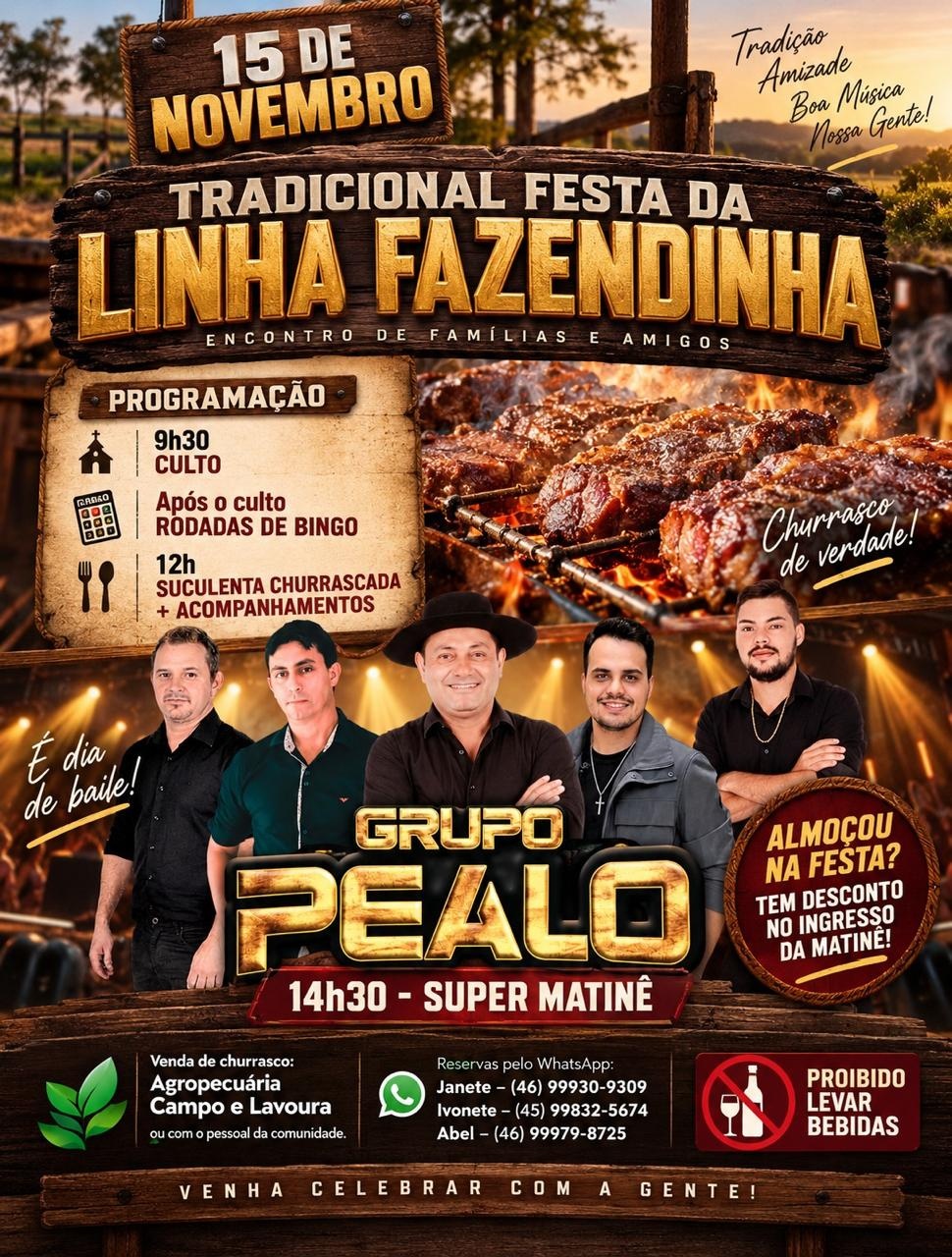 TRADICIONAL FESTA LINHA FAZENDINHA