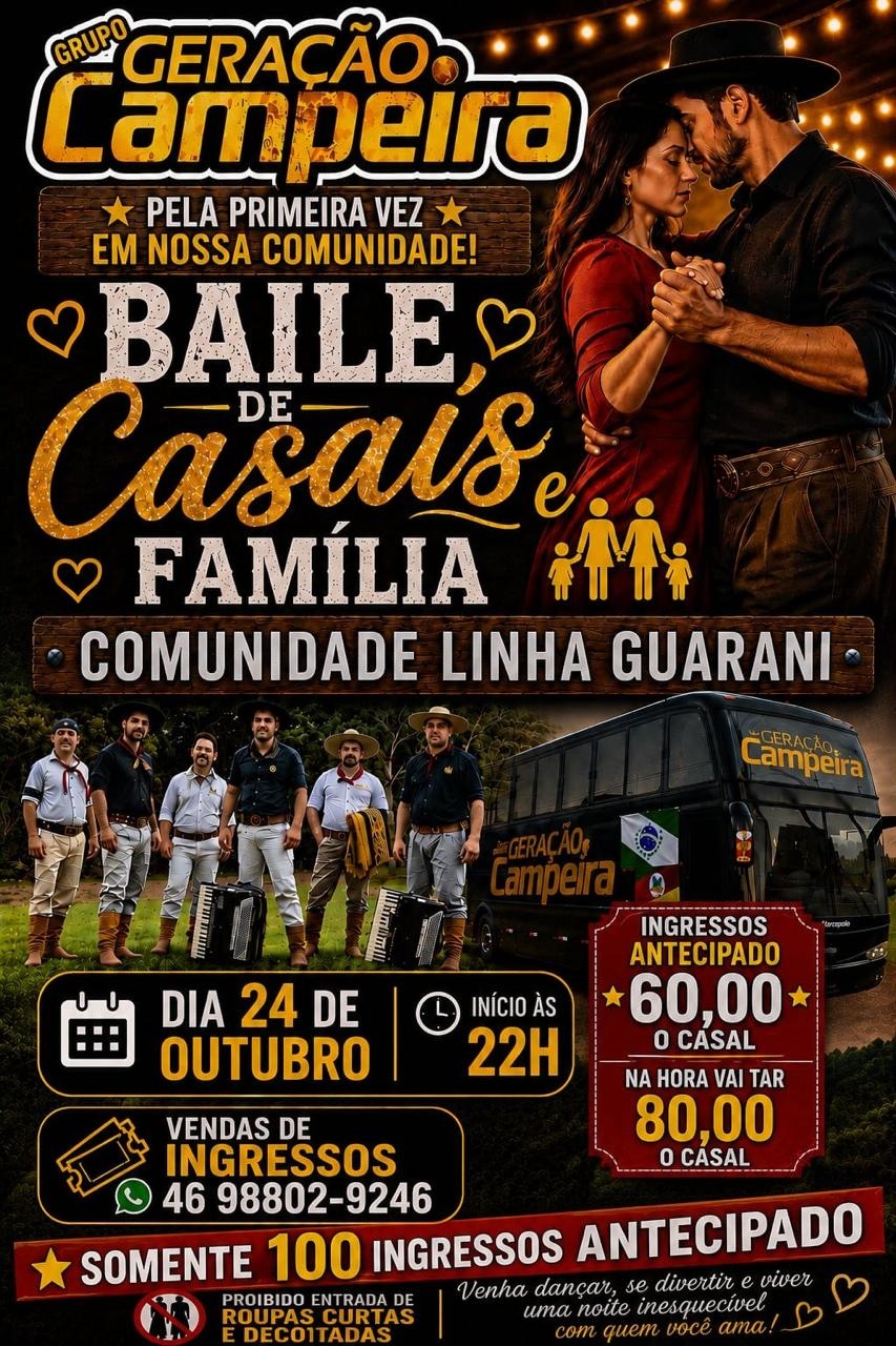 BAILE DE CASAIS LINHA GUARANI