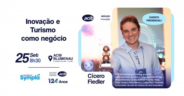 Imagem do evento Inovação e Turismo como Negócio