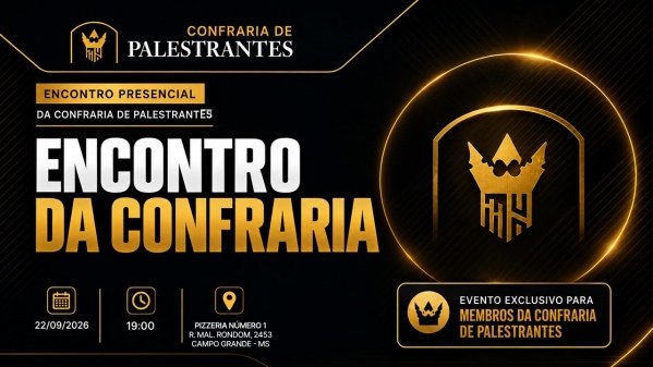 Imagem do evento Confraria de Palestrantes 2026 - Encontro 5 -setembro
