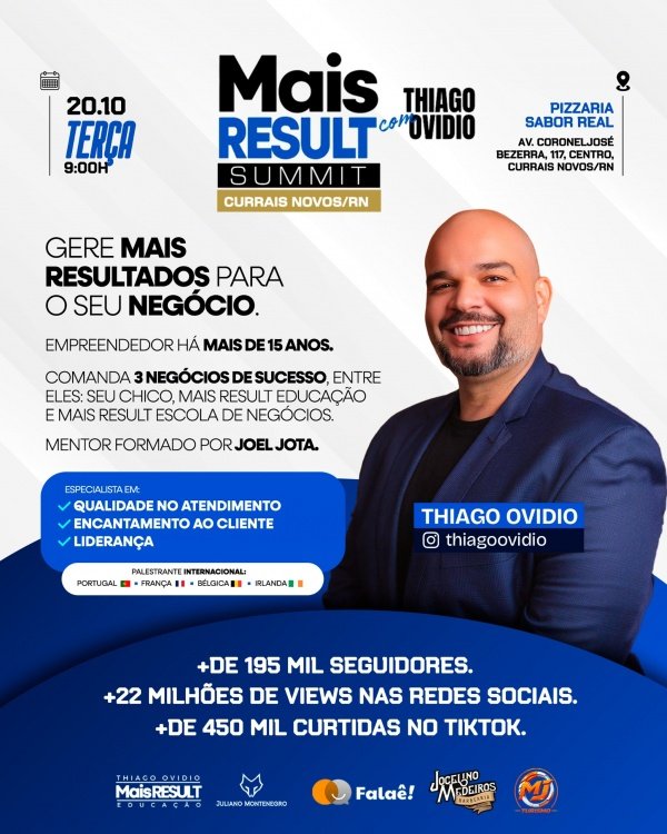 Imagem do evento Mais Result Summit - Edição Currais Novos/RN