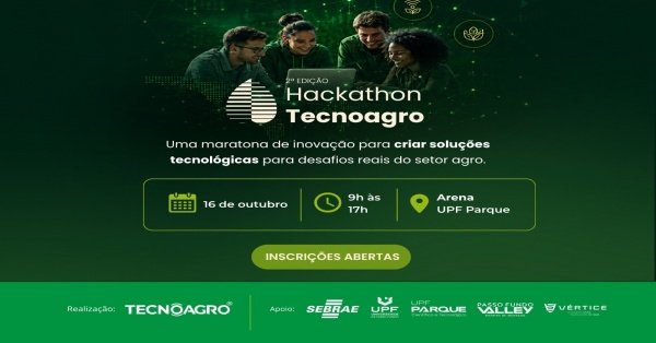 Imagem do evento Hackathon Tecnoagro - 2ª Edição.