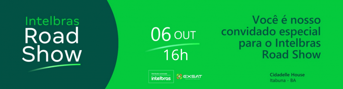 Imagem publicada pela fonte para Road Show Intelbras