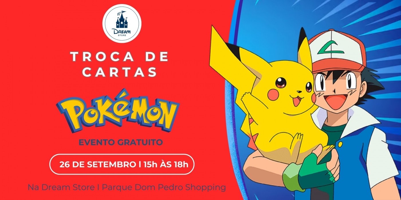 Encontro de Troca de Cartas Pokémon - 30 Anos - Parque Dom Pedro Shopping Campinas - SP