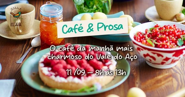 Imagem do evento Café & Prosa - Café da manhã