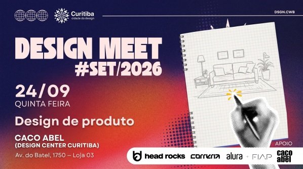 Imagem do evento Design Meet | Setembro 2026