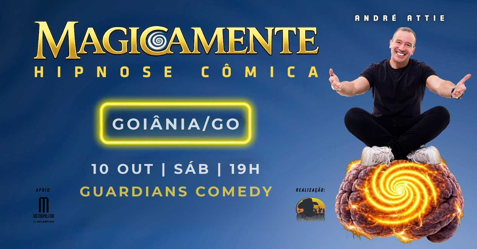 MAGICAMENTE EM GOIÂNIA GO | HIPNOSE CÔMICA