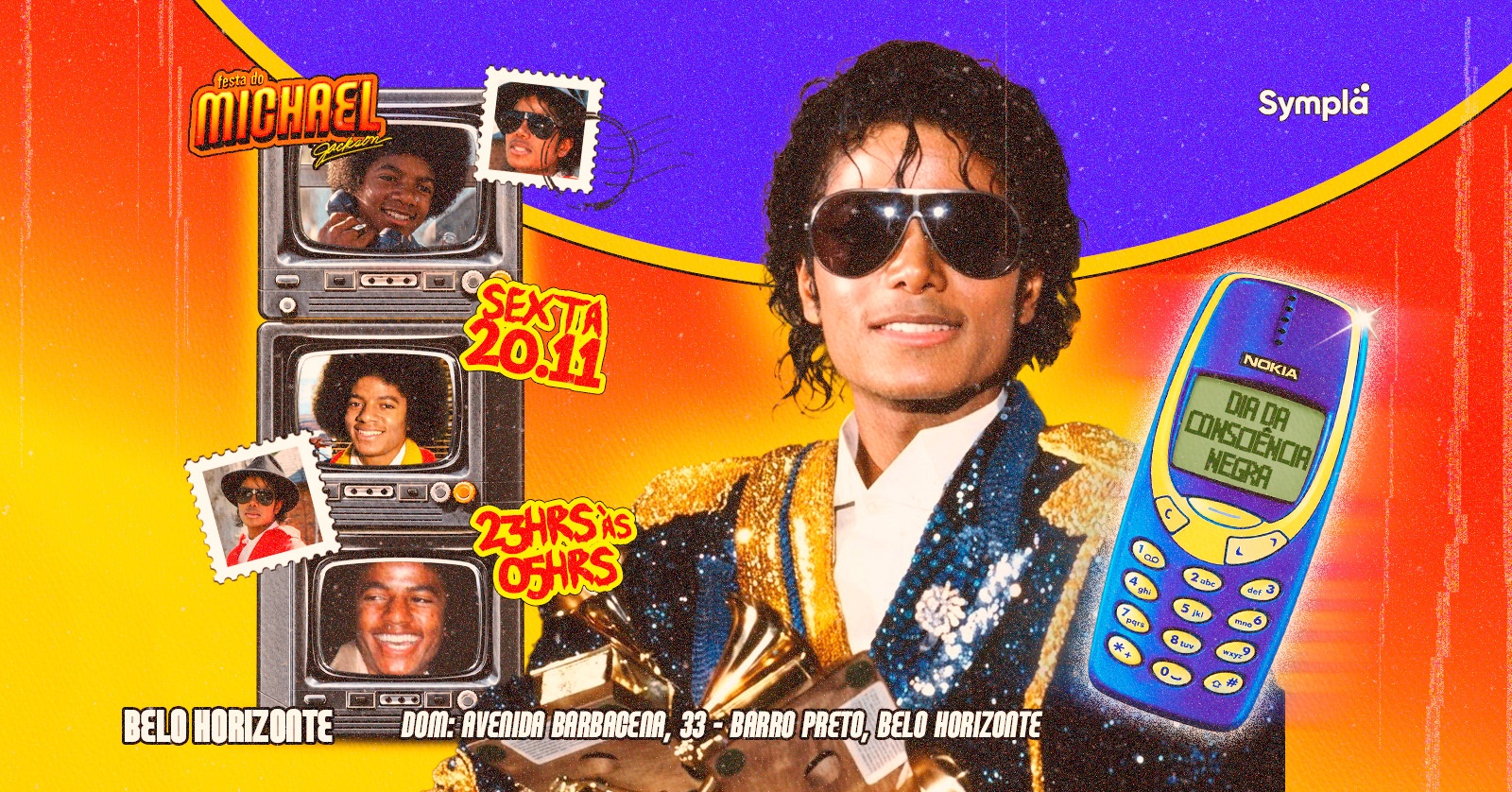 Festa do Michael Jackson em Belo Horizonte - DOM: Avenida Barbacena, 33