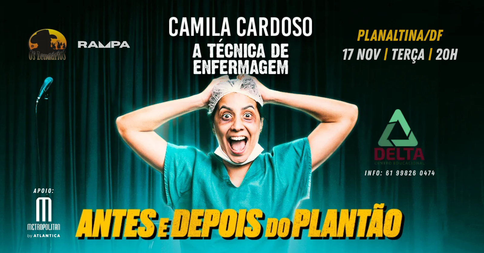 CAMILA CARDOSO em PLANALTINA/DF - Antes e Depois do Plantão