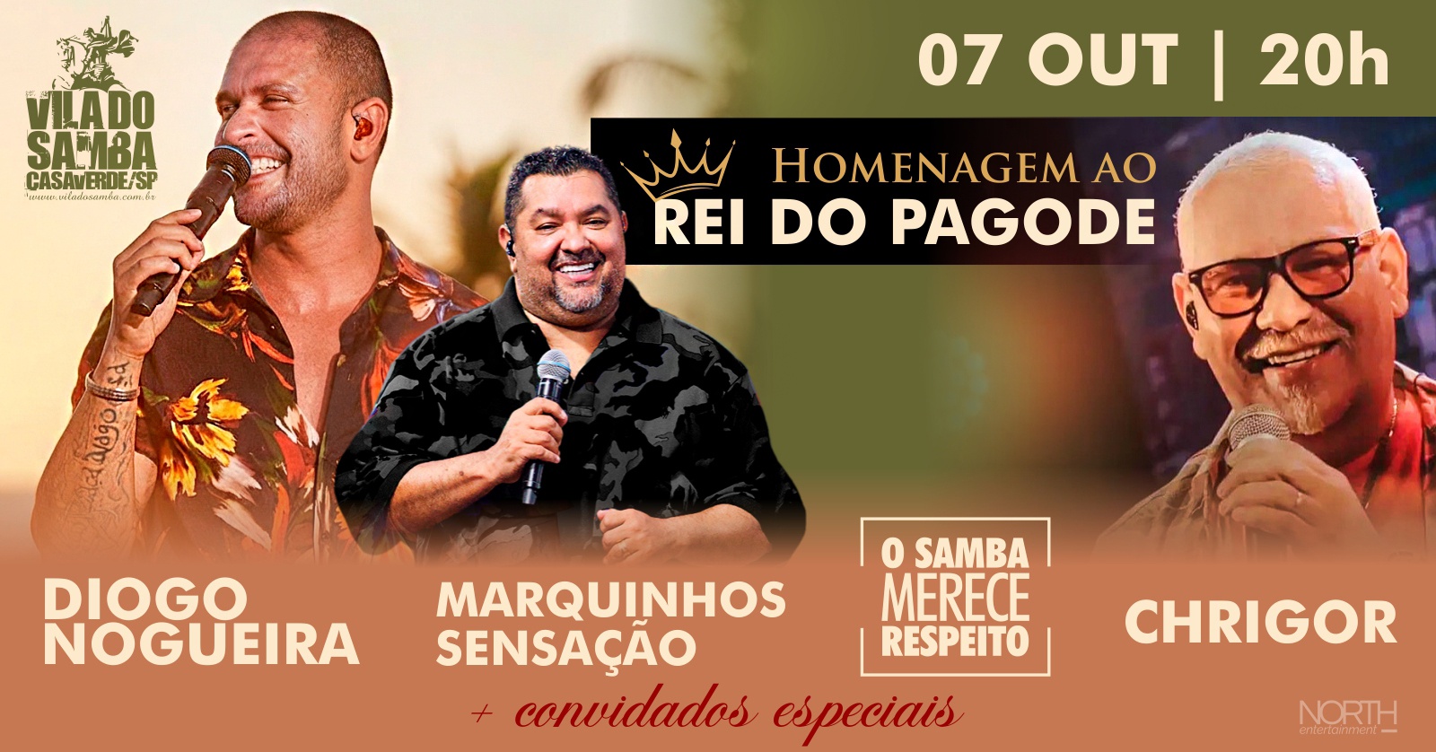 HOMENAGEM AO REI DO PAGODE COM SUPER CONVIDADOS NA VILA DO SAMBA