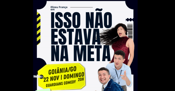 Imagem do evento ELIZEU FRANÇA EM GOIÂNIA | ISSO NÃO ESTAVA NA META