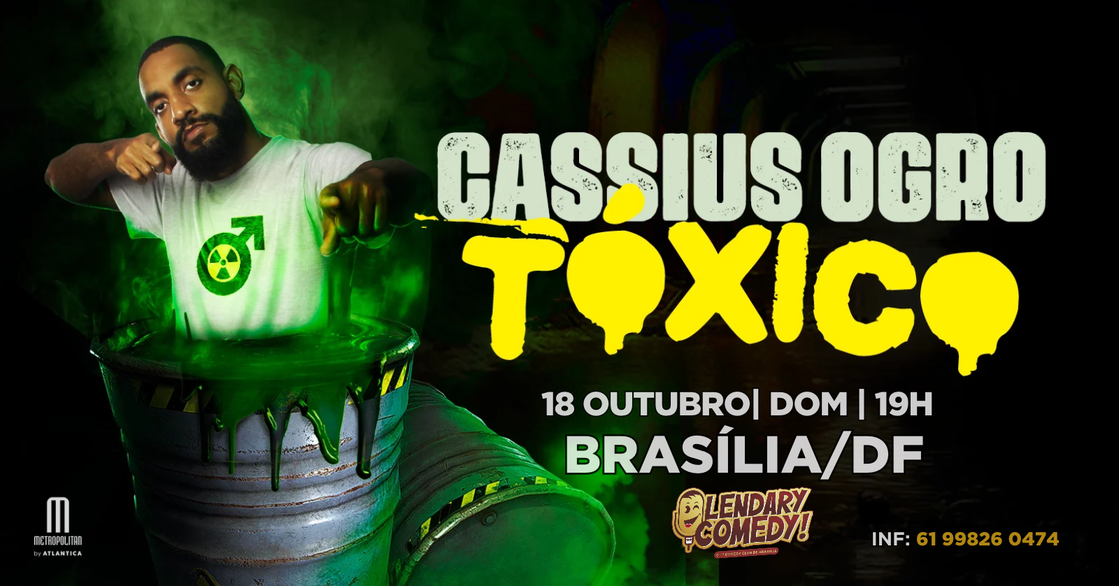 CASSIUS OGRO em BRASÍLIA | TÓXICO TESTANDO