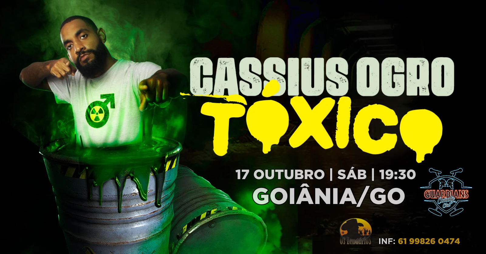 CASSIUS OGRO em GOIÂNIA | TÓXICO TESTANDO