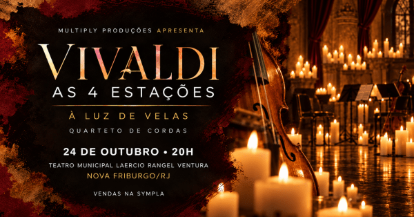 Imagem do evento Vivaldi, As 4 Estações - A luz de velas - Nova Friburgo [24/10]