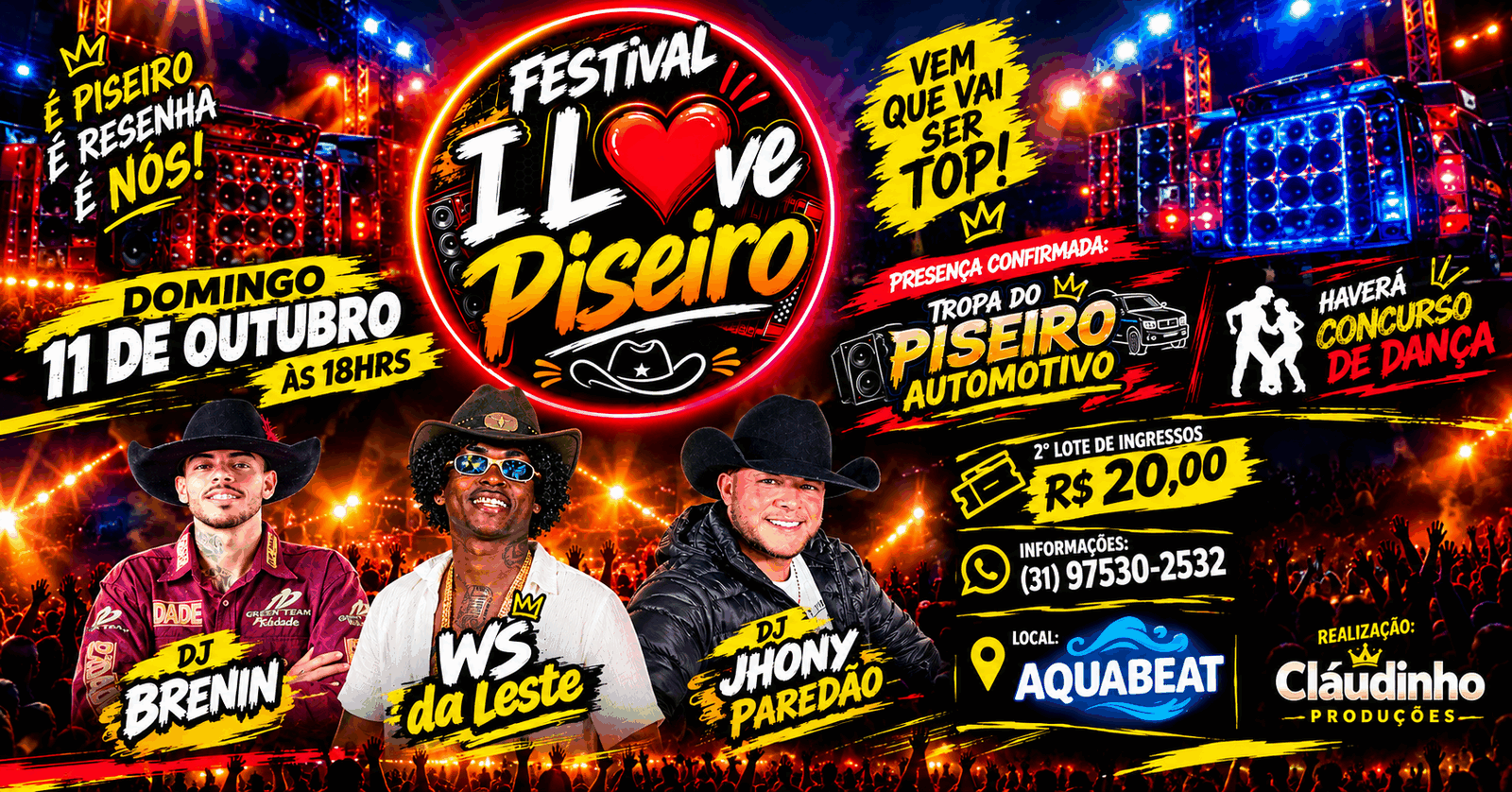 I LOVE PISEIRO - São José da Lapa, MG