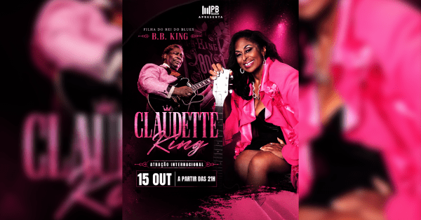 Imagem do evento BLUES INTERNACIONAL - CLAUDETTE KING + Cássio Albernaz & Os Amigos do Blues