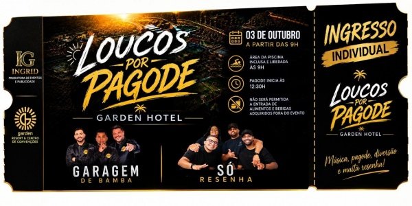 Imagem do evento Loucos por pagode