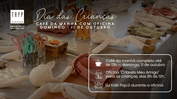 Imagem do evento Dia das crianças Café da manhã com Oficina