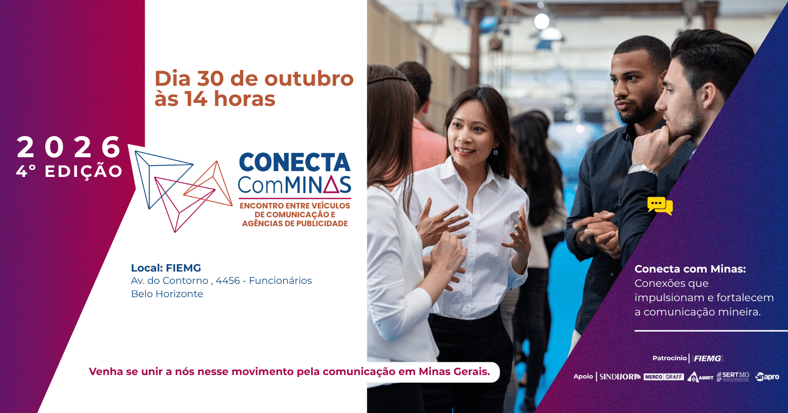 Imagem da fonte — 4º Conecta Com Minas