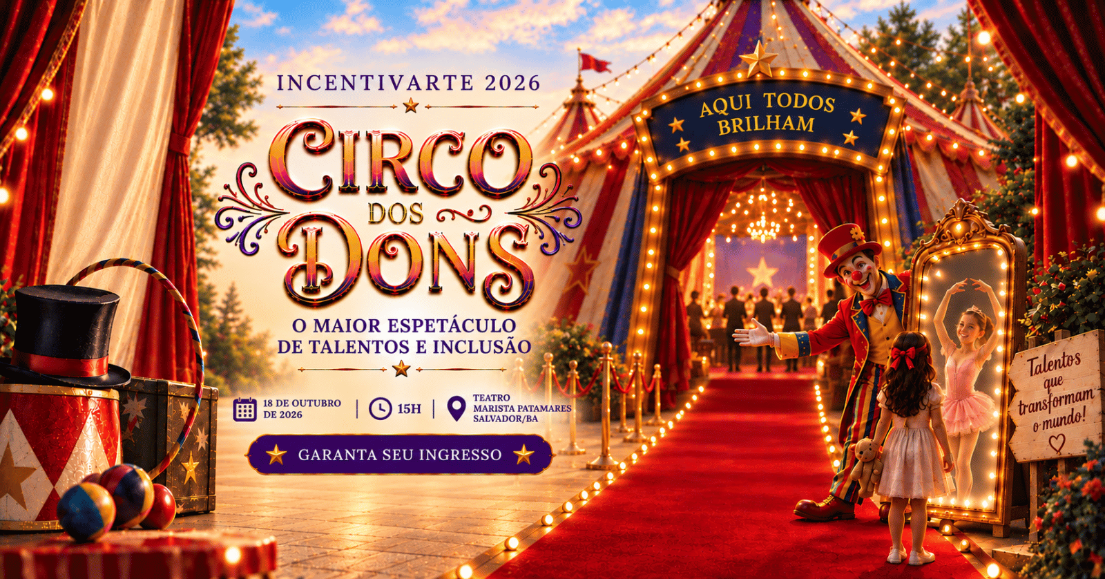 Imagem da fonte — Circo dos Dons - Incentivarte
