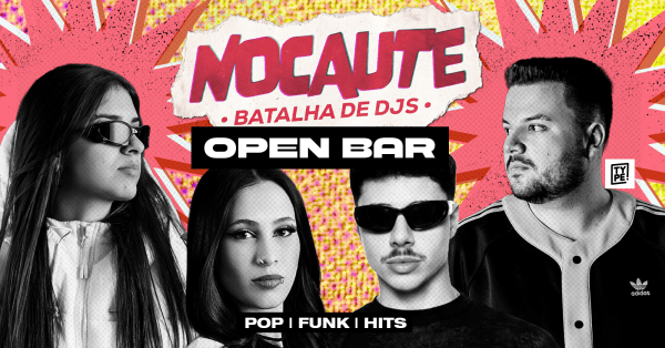 Imagem do evento Nocaute [Open Bar] 