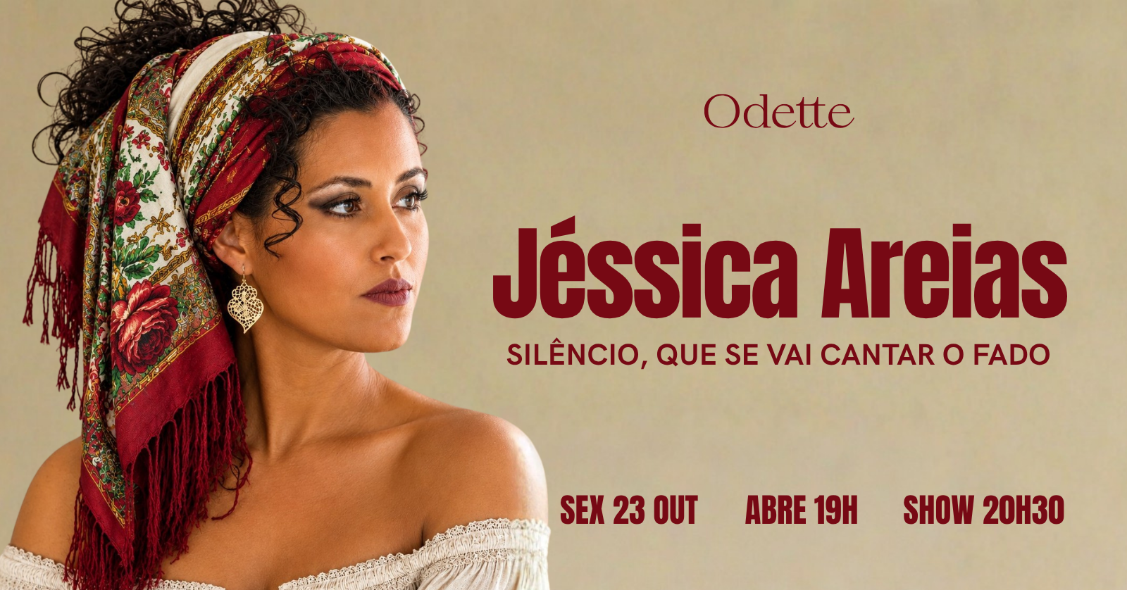 Odette apresenta Jéssica Areias em 'Silêncio, que se vai cantar o Fado'