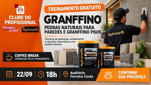 Imagem do evento HYDRONORTH: GRANFFYNO PEDRAS NATURAIS PAREDES E GRANFFYNO PISOS