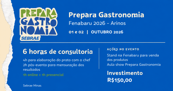 Imagem do evento PREPARA GASTRONOMIA - FENABARU 2026