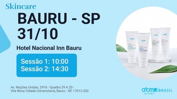 Imagem do evento Skincare de produtos coreanos - Bauru / SP - 31/10/2026