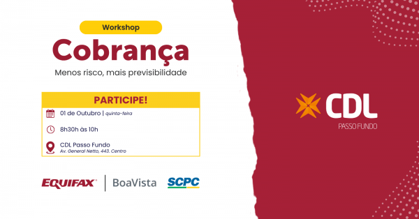 Imagem do evento WORKSHOP DE COBRANÇA
