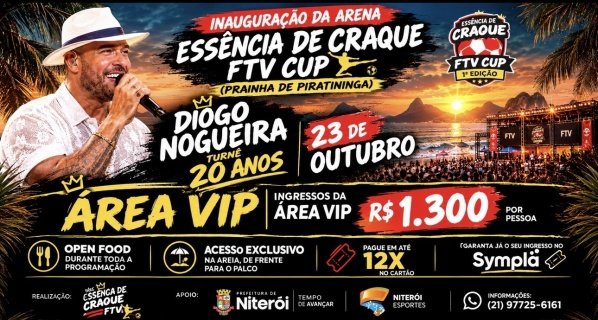 SHOW COM DIOGO NOGUEIRA - ÁREA VIP